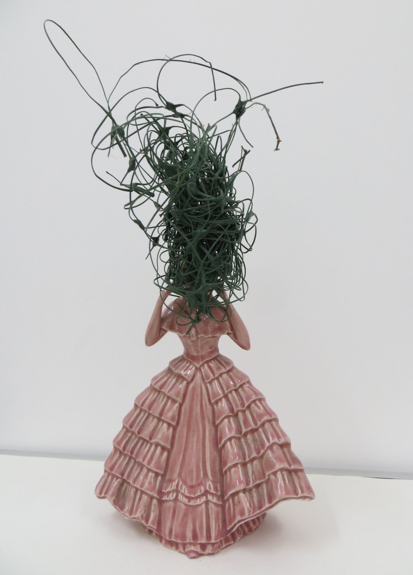 Kate Murdoch - Bad Head Day - Ceramic and plastic wire - 10x20x8
