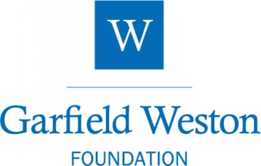 garfield weston logo, blue on a white background