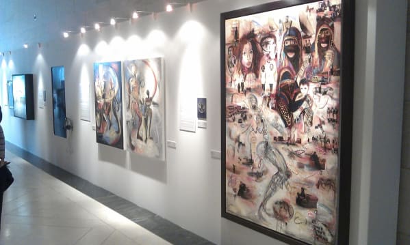 Illham exhibition in Doha, Qatar.